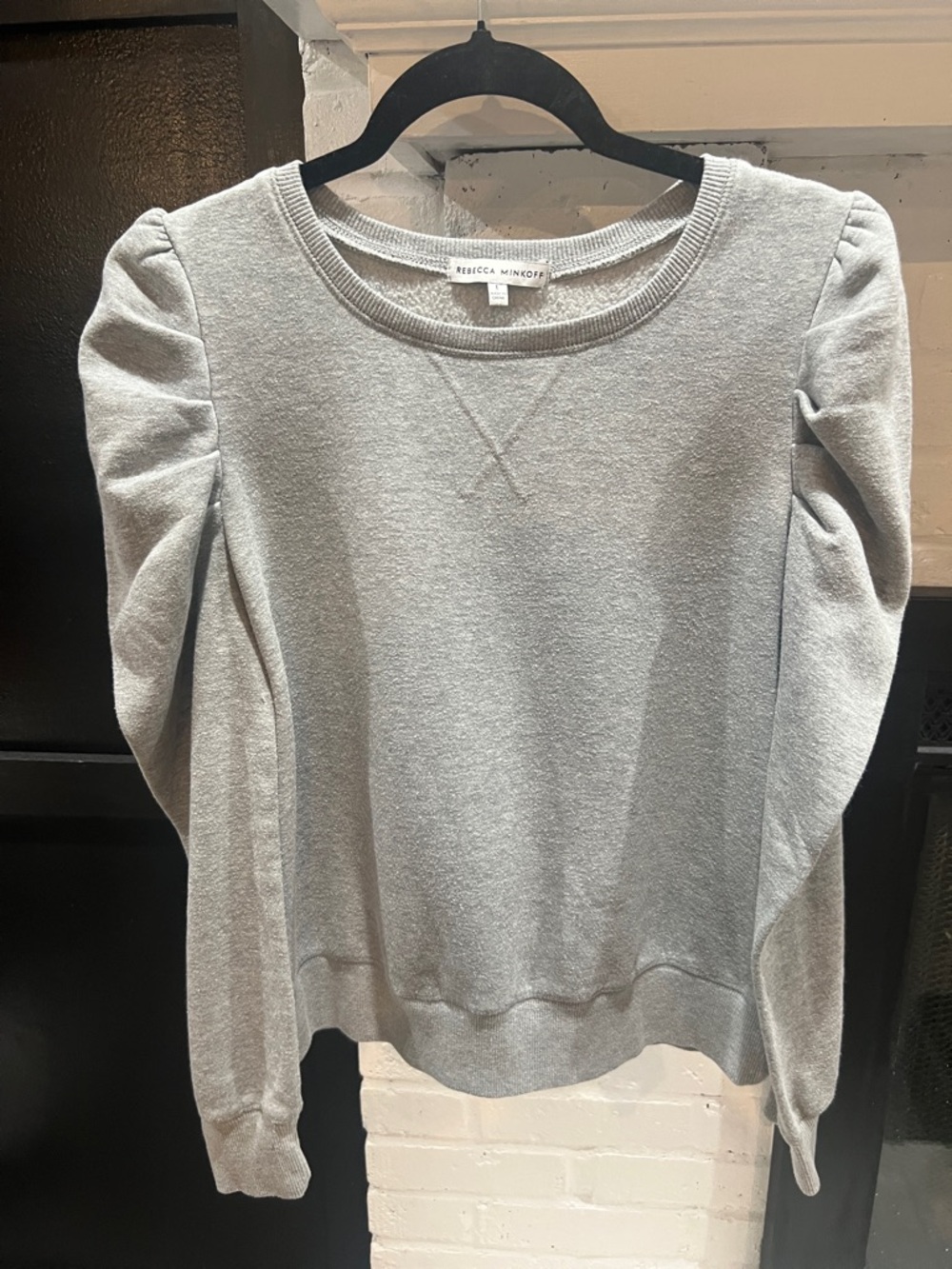 SOLD - Not for Sale - Rebecca Minkoff:  Gray Sweatshirt - Picture 2 of 6